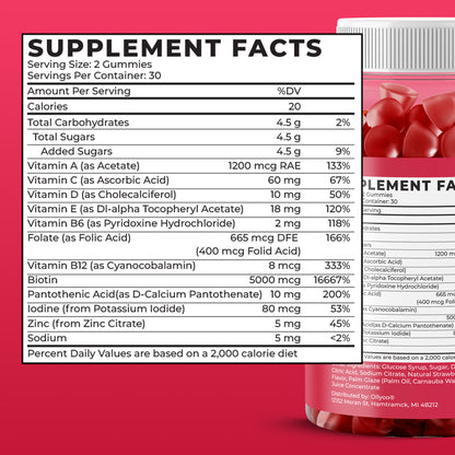 Ollyoo Multivitamin Gummies